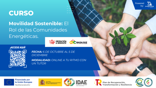 Imagen: La OTC Provincial de Badajoz acerca la movilidad sostenible a la ciudadanía con un curso online g...